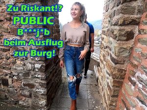 Julia_Juice Porno Video: Zu Riskant!? Public bl*wjob beim Ausflug zur Burg!